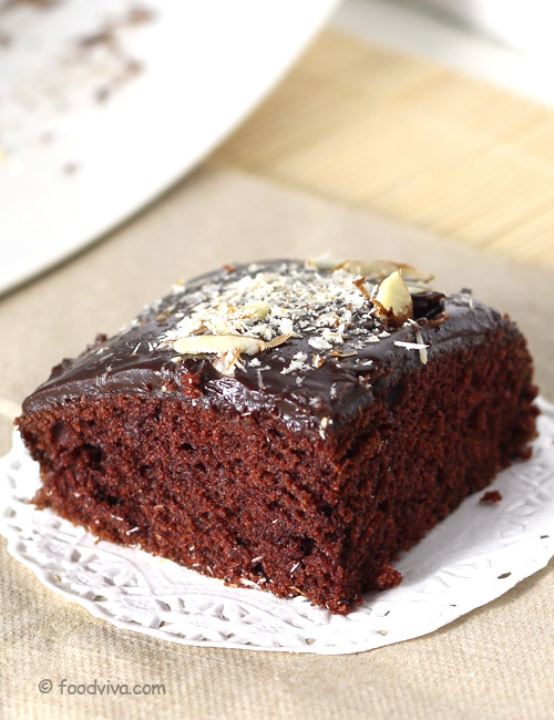 Chocolate Cake Recipe (Eggless) With Step By Step Photos Vegan Cake