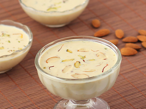 Rabri Recipe - Dry Fruit Laced Rich and Creamy Shahi Kesar Rabdi