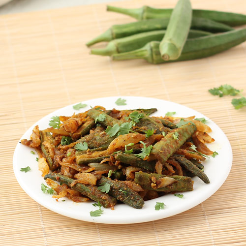 Bhindi Fry Recipe Crispy, Dry and Rich Bhindi Subzi Okra Fry