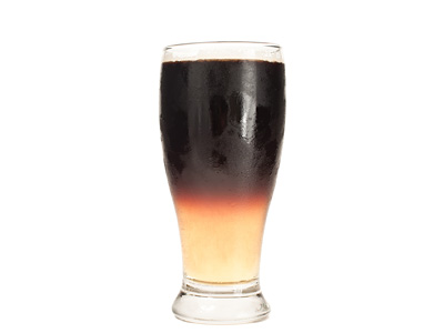 Black And Tan Cocktail Drink Layered Beer Cocktail With Pale Ale And   Black Tan Cocktail 