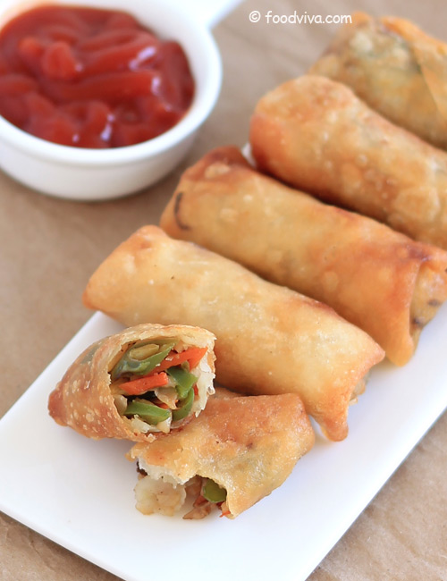 Vegetarian spring rolls recipe