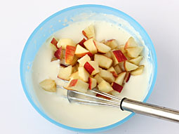 Apple Raita Recipe - Chopped Apple Mixed with Lightly Spiced Yogurt