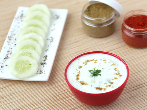 Indian Style Cucumber Yogurt Raita