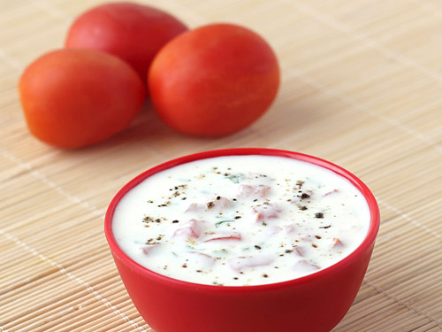 Tomato Raita Recipe