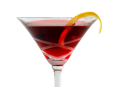 Blueberry Pomegranate Martini