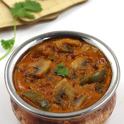 Kadai Mushroom Curry