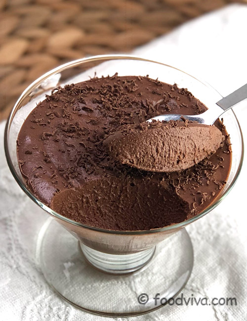 How to Make Eggless Chocolate Mousse