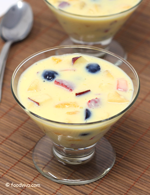 Fruit Custard Recipe Quick And Easy Dessert For Party,Perennial Flowers For Shade