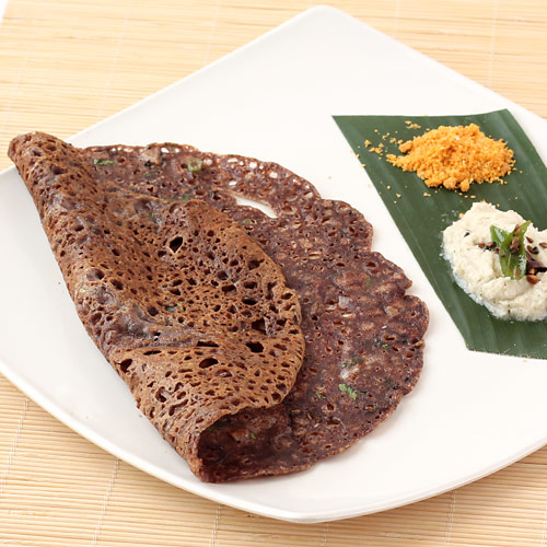 Ragi and Rice Flour Dosa