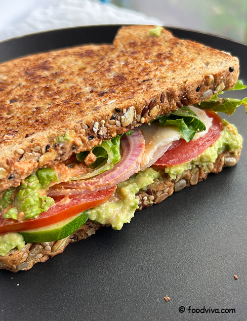 Vegetarian Avocado Sandwich