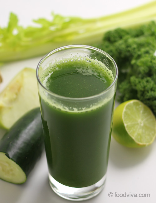 Green Veg Juice Recipe - Kinastro