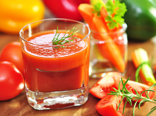 Homemade Tomato Vegetable Juice - Olga's Flavor Factory