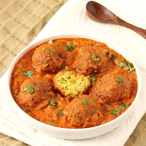 Lauki Kofta Curry Recipe - Dudhi Kofta Curry - Step by Step Photos
