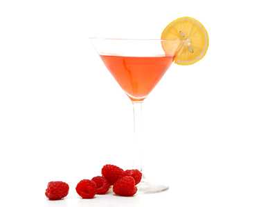 Raspberry Lemon Drop Martini