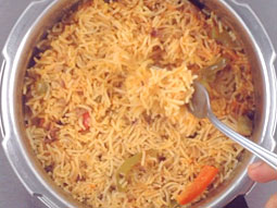 Capsicum Rice Recipe With Step By Step Photos - Capsicum Pulao
