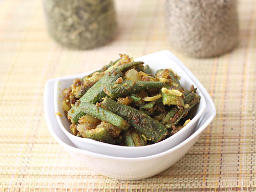 Recipe of Bhindi Masala - Dry Punjabi Style Bhindi Curry with Spicy Masala