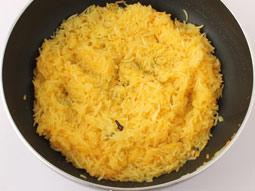 Meethe Chawal - Punjabi Sweet Yellow Rice - Step by Step Photo Recipe