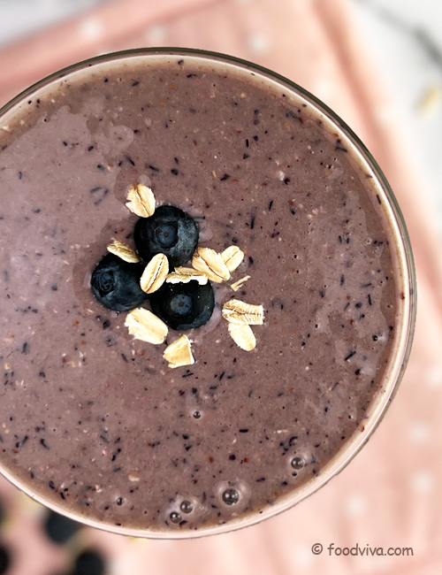 Blueberry Smoothie without Yogurt - Delicious Smoothie Ever