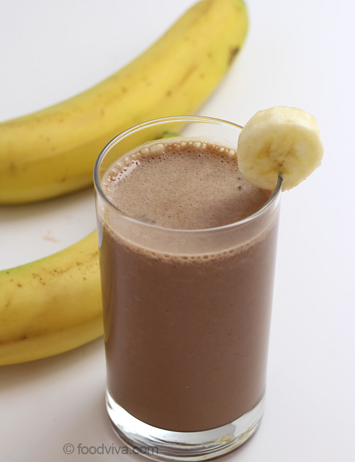 How To Make Chocolate Banana Smoothie