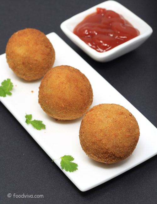 Crispy Potato Balls (Cheese Stuffed) Recipe