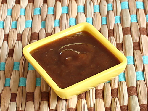 Tamarind Chutney Recipe Best Sweet Sour Imli Chutney With Jaggery